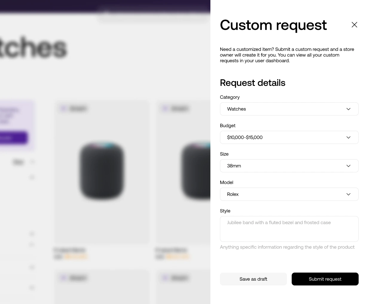 Customized Items